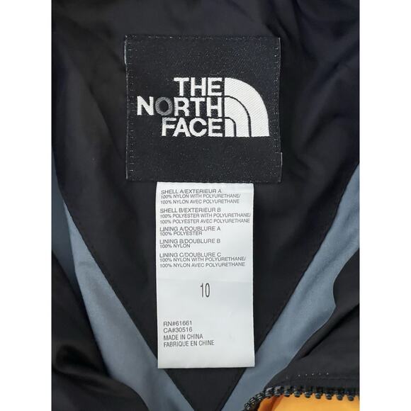 The North Face Womens Hyvent Jacket Ski Shell Yellow Size 10 Vintage Belted - Picture 8 of 8
